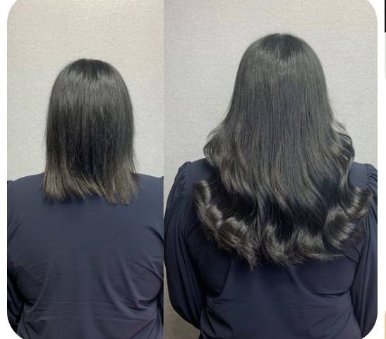 Julie Coiffure - tissage exemple 2