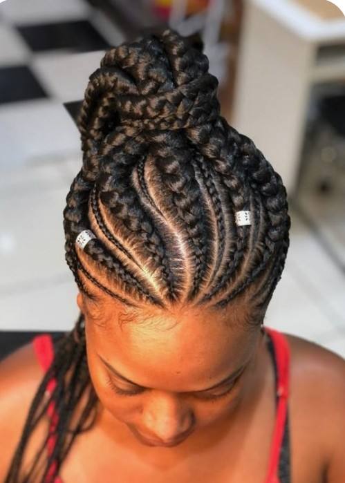 Julie Coiffure - tresse-plaquee exemple 2
