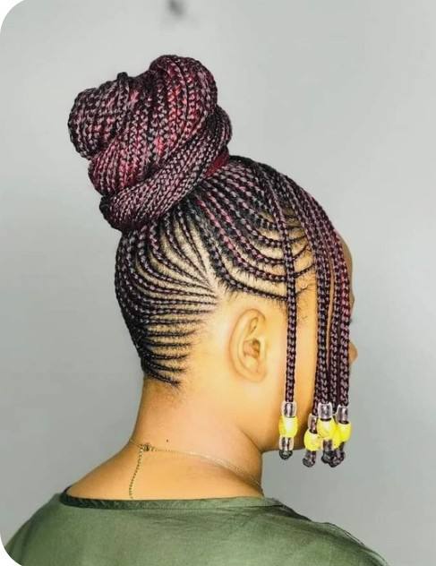 Julie Coiffure - tresse-plaquee exemple 5