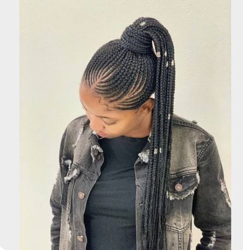 Julie Coiffure - tresse-plaquee exemple 6